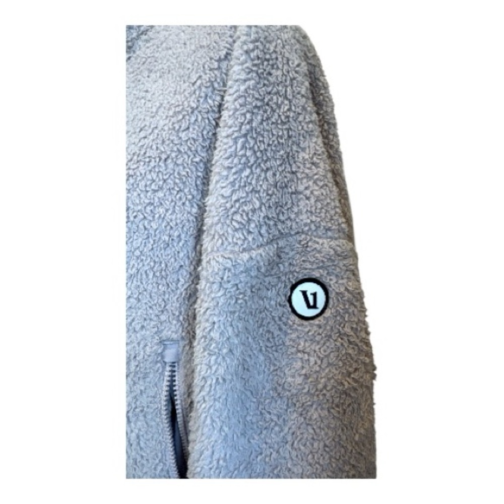 VUORI Women's Blush Pink Umber Cozy Sherpa Jacket Full Zip Teddy Size L - Picture 6 of 9